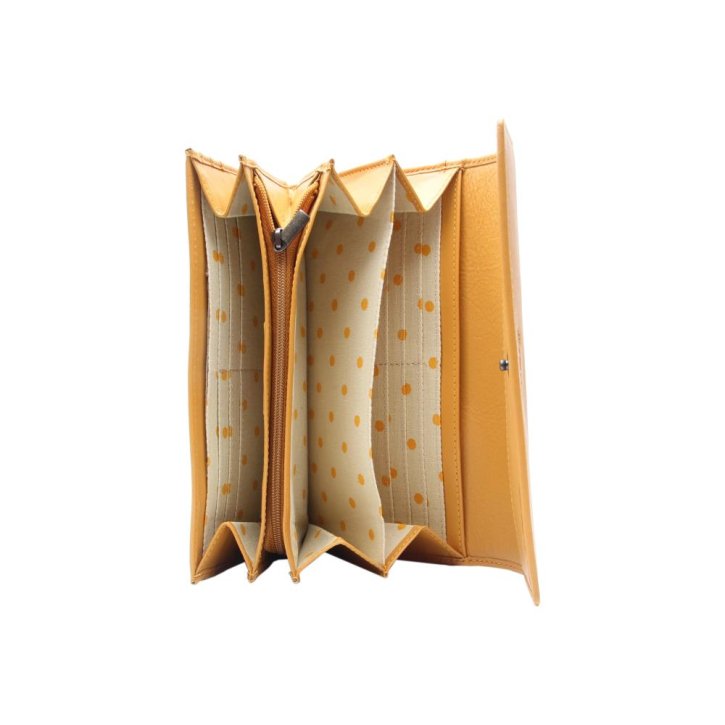 ESQUIRE Damenbörse  PERU curry RFID