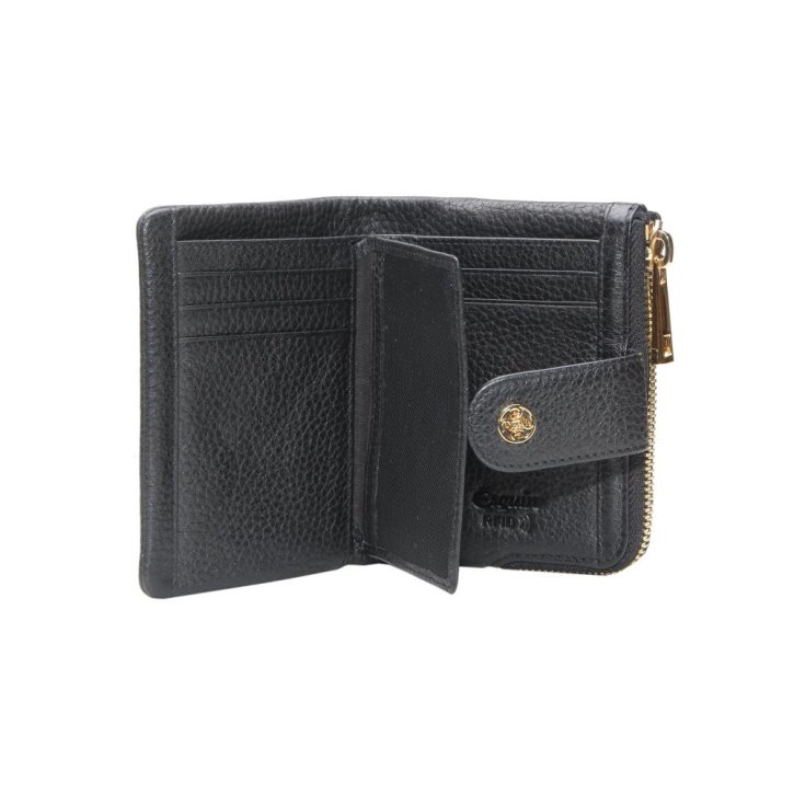 ESQUIRE MADISON kl. Damenbörse schwarz RFID