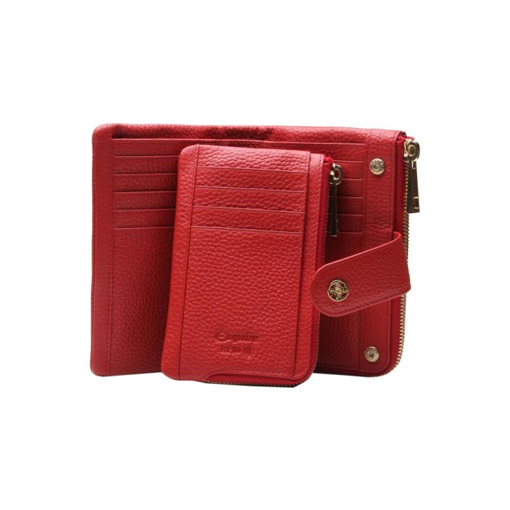 ESQUIRE MADISON Damenbörse m. Extra rot RFID