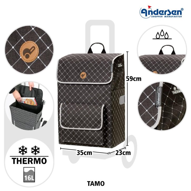 Andersen Royal Shopper Tamo anthrazit