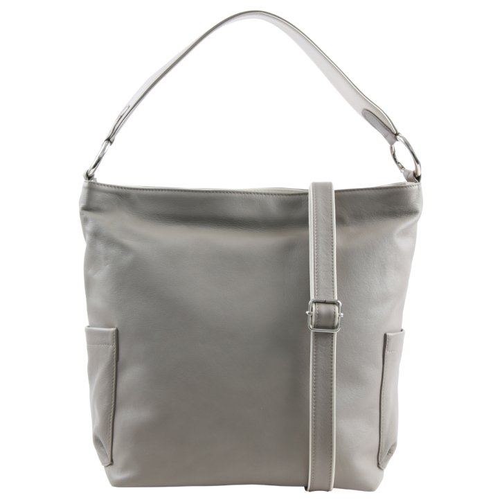 Augenthaler & Heberer MERIVA Schultertasche cemento/avorio