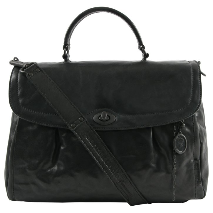 MRS VELVET PIE Henkeltasche black smoke