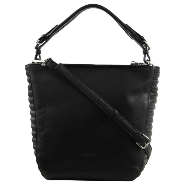 BIKER BETTY Schultertasche black