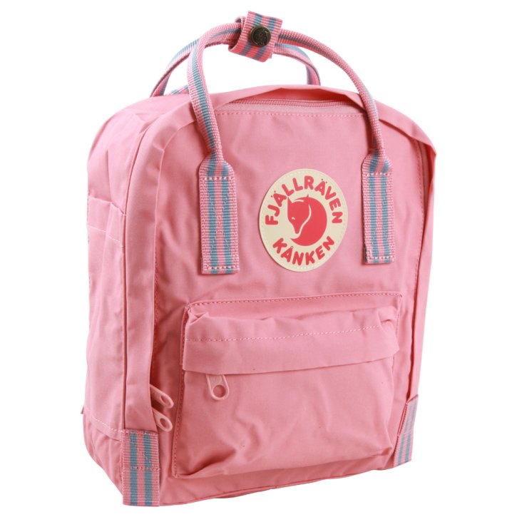 FJÄLLRÄVEN KANKEN MINI Rucksack pink-long stripes