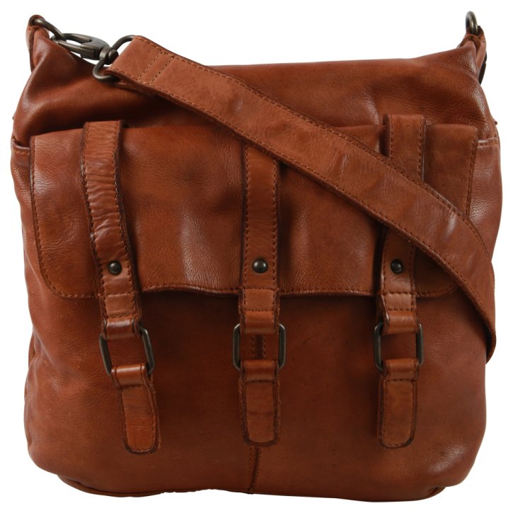 Gianni Conti Schultertasche cognac