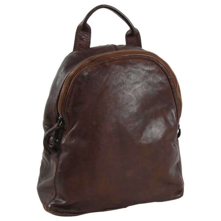 Gianni Conti Rucksack marrone Leder