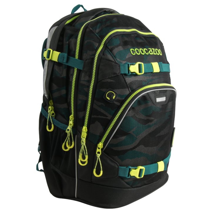 COOCAZOO ScaleRale Schulrucksack Extra-Reflex-Effekt camouflage