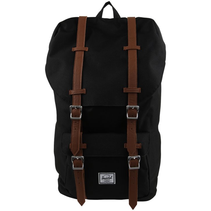 HERSCHEL LITTLE AMERICA Rucksack black/tan