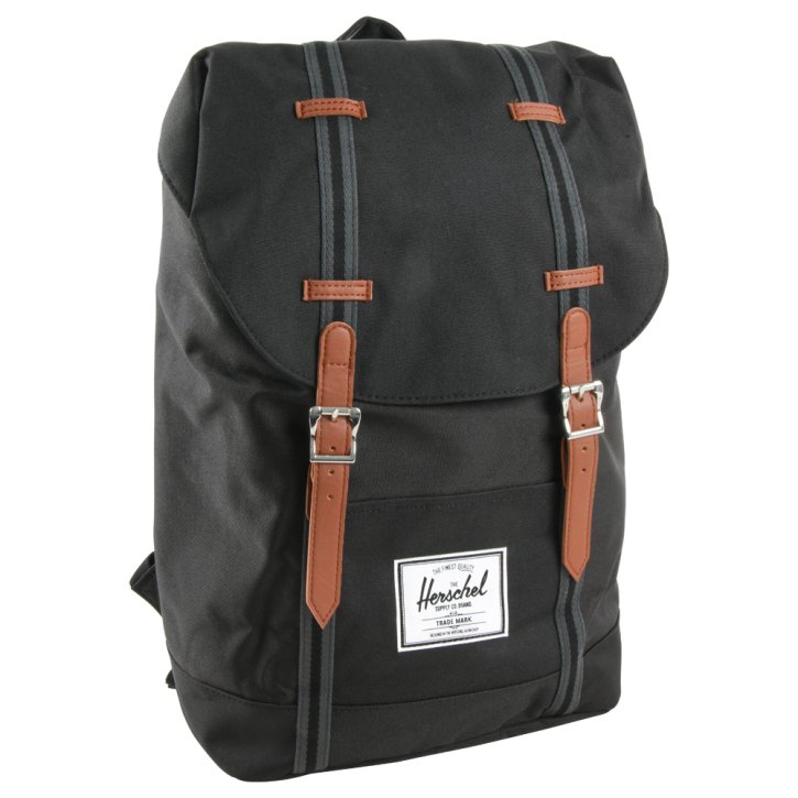 HERSCHEL RETREAT Rucksack black/black/tan