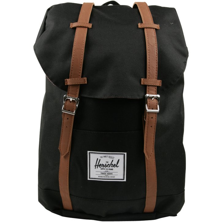 RETREAT Rucksack Black/Tan