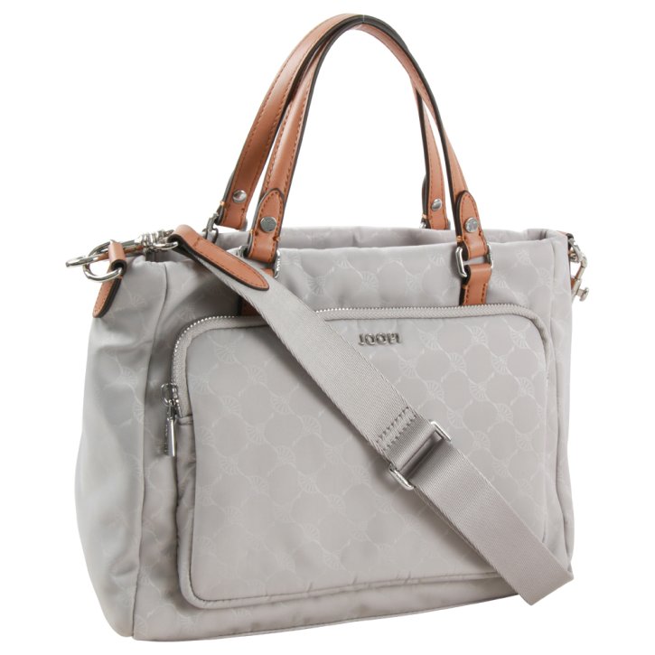 ELVIRA CORNFLOWER Handtasche light grey