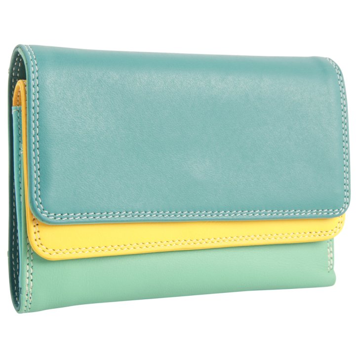 Double Flap Damenbörse mint