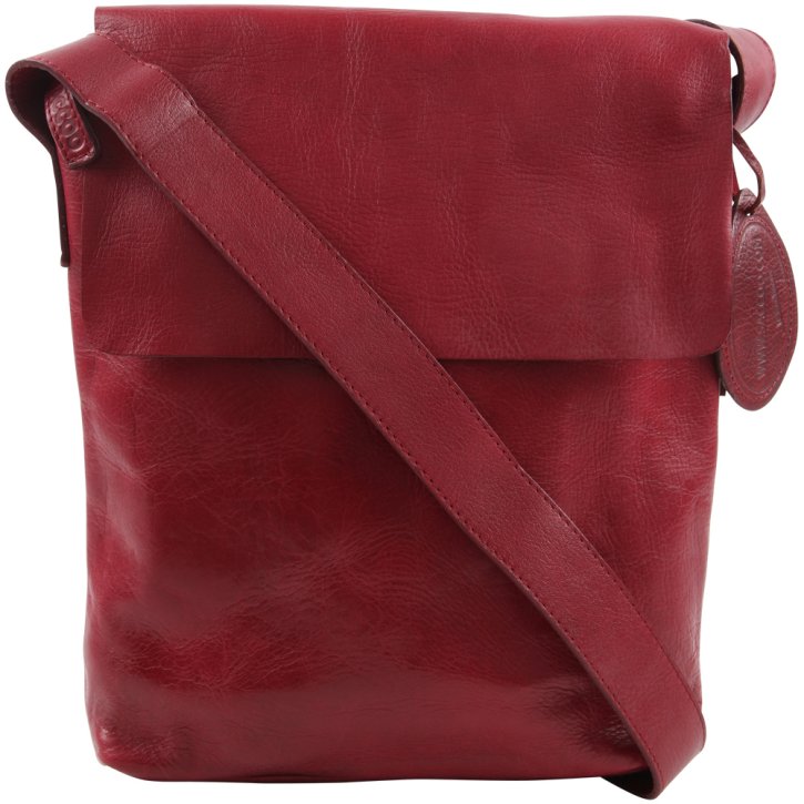 Santos M Schultertasche red