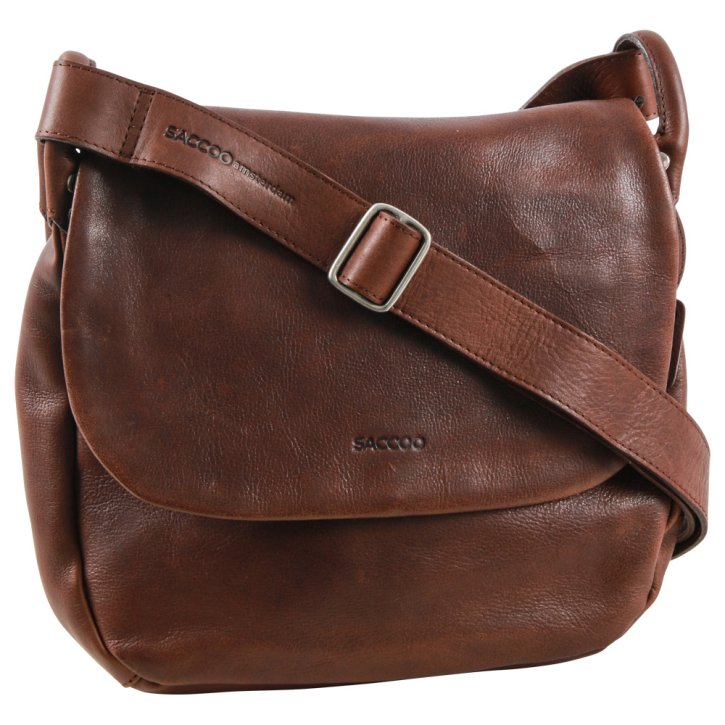 HAMBIS Schultertasche brown