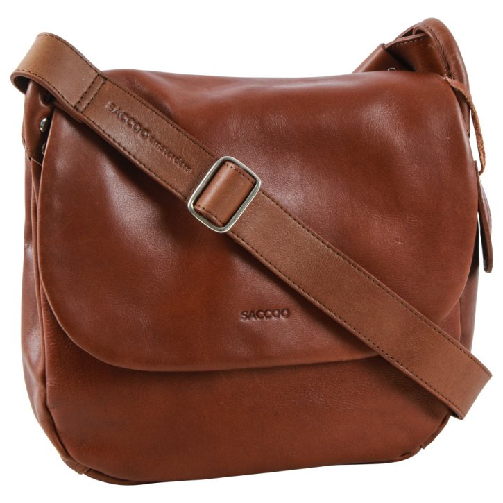 Saccoo HAMBIS Schultertasche cognac