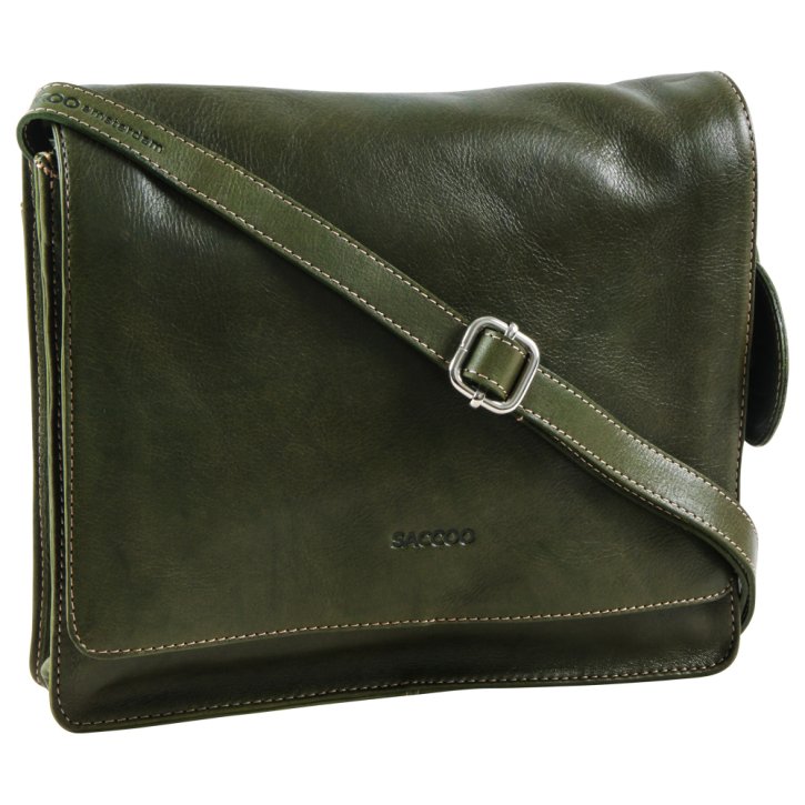 Saccoo CEDROS L Schultertasche green