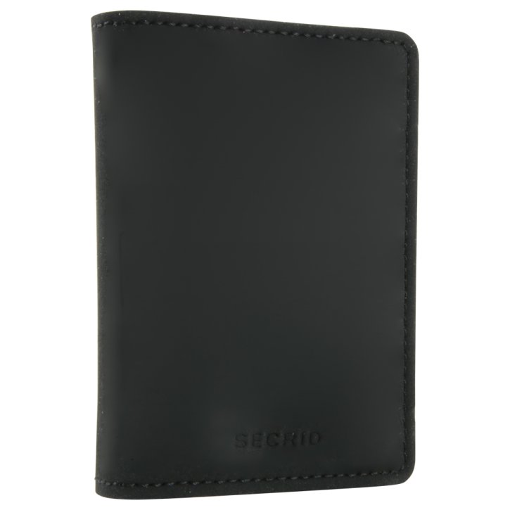 Slimwallet soft touch black