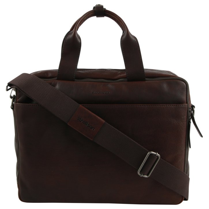 Strellson Coleman 2.0 dark brown briefbag