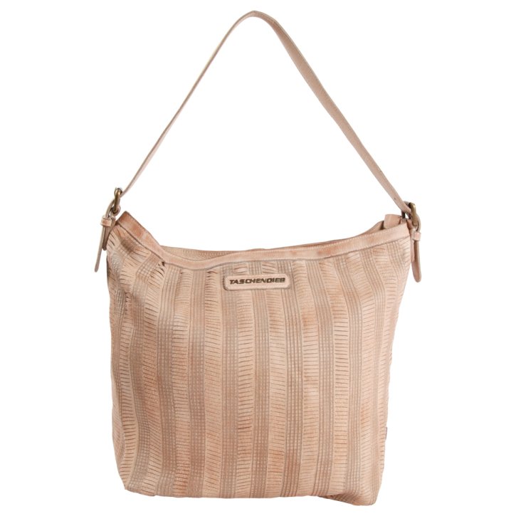 Beuteltasche beige