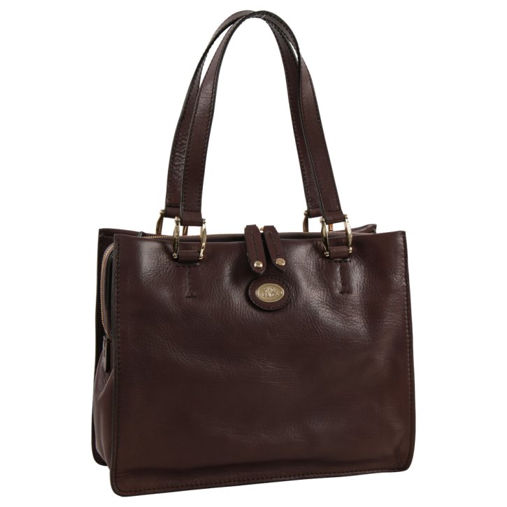 the bridge Henkeltasche Bauletto marrone braun