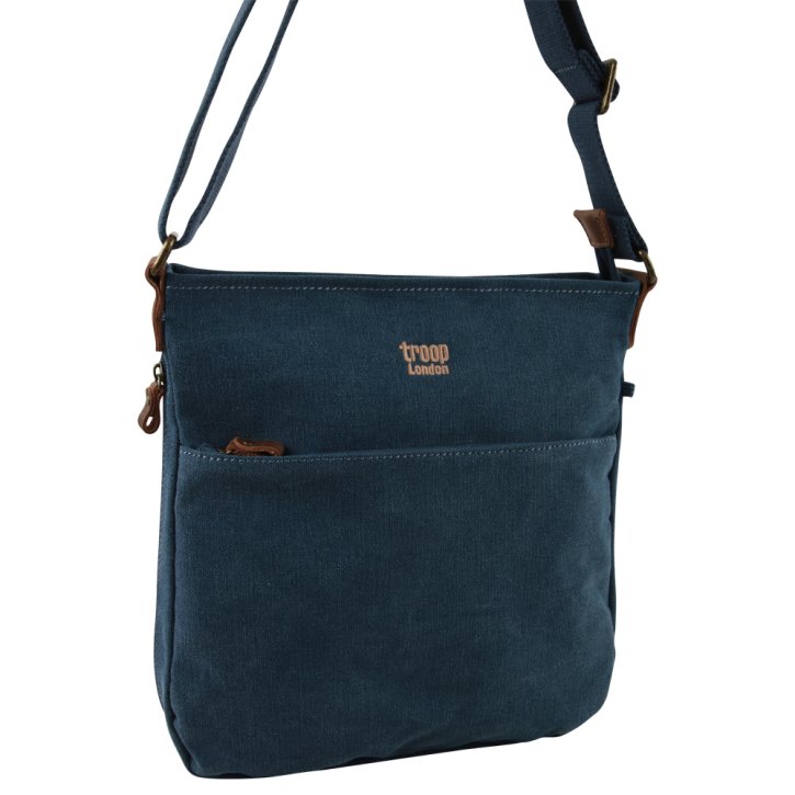 Troop London Across body bag Canvas blue