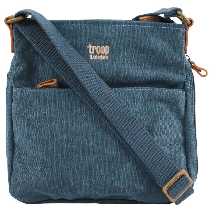 Troop London Across Body Bag Canvas blue