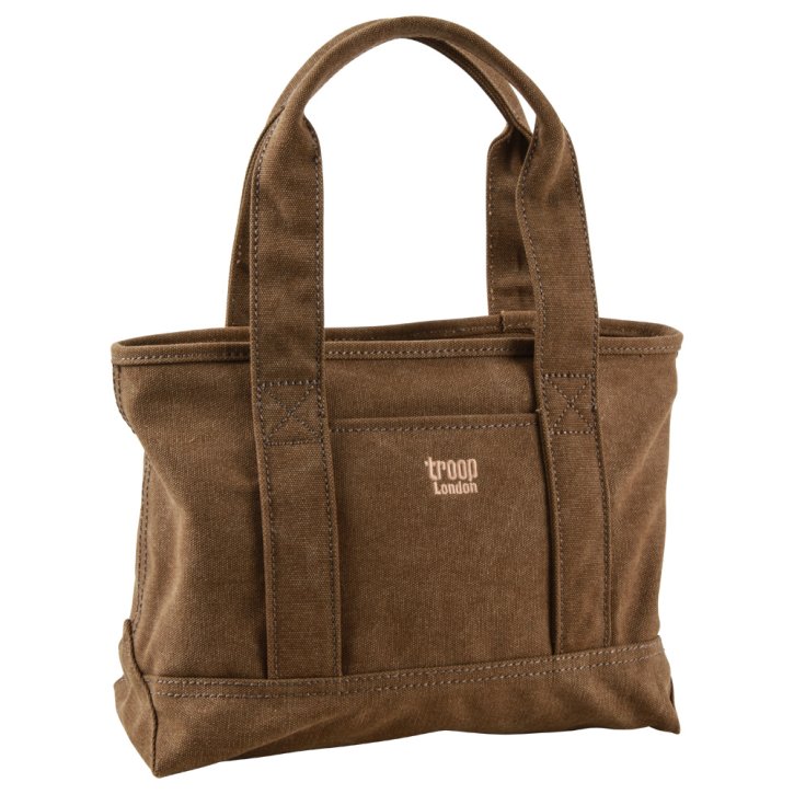 Troop London Shopper Canvas brown