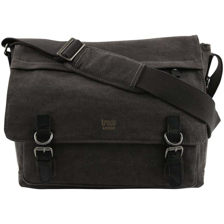 Messengerbag Laptop  Canvas black