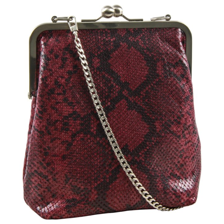 VOLKER LANG LOLA Handtasche snake violet