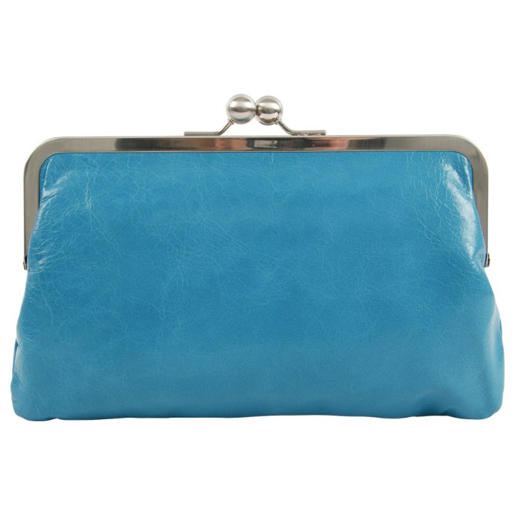 HILDEGARD Clutch vintage azzurro