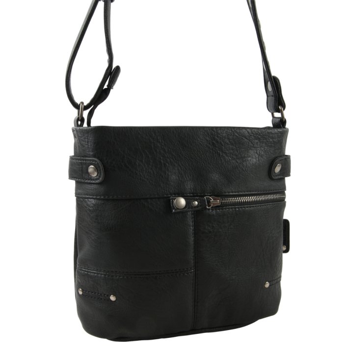 ZWEI Vintage V8 Schultertasche noir