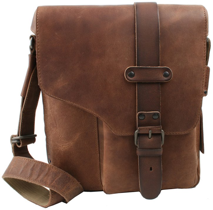 DEXTER Schultertasche vintage tan