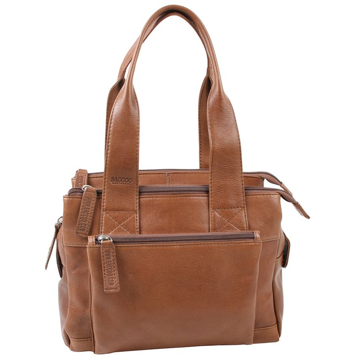 Saccoo UNIO S Handtasche cognac