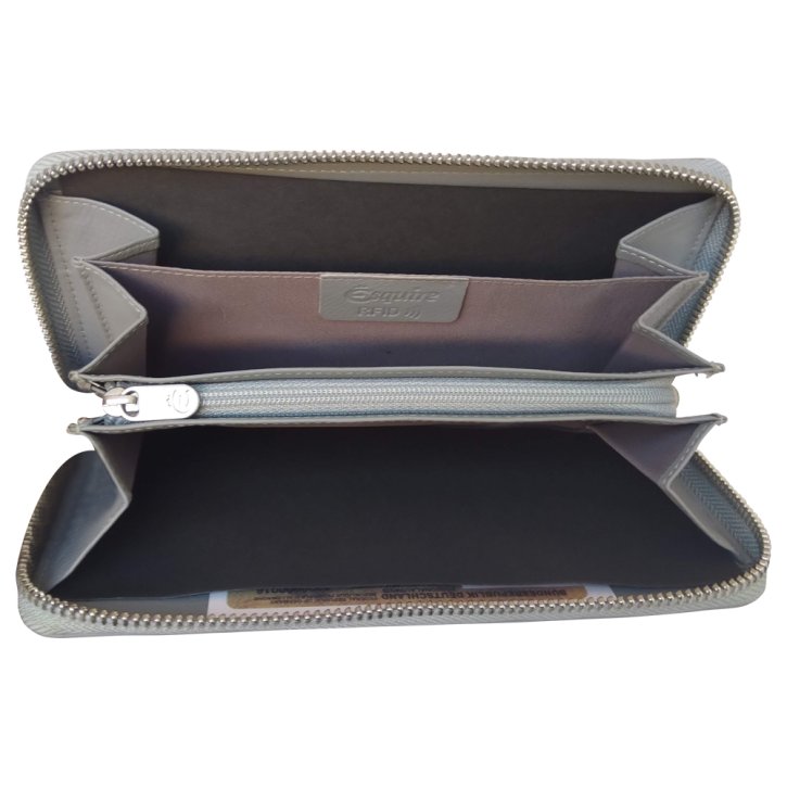 ESQUIRE Damenbörse Viktoria grau RFID