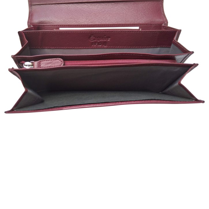 ESQUIRE Damenlangbörse Viktoria bordo RFID