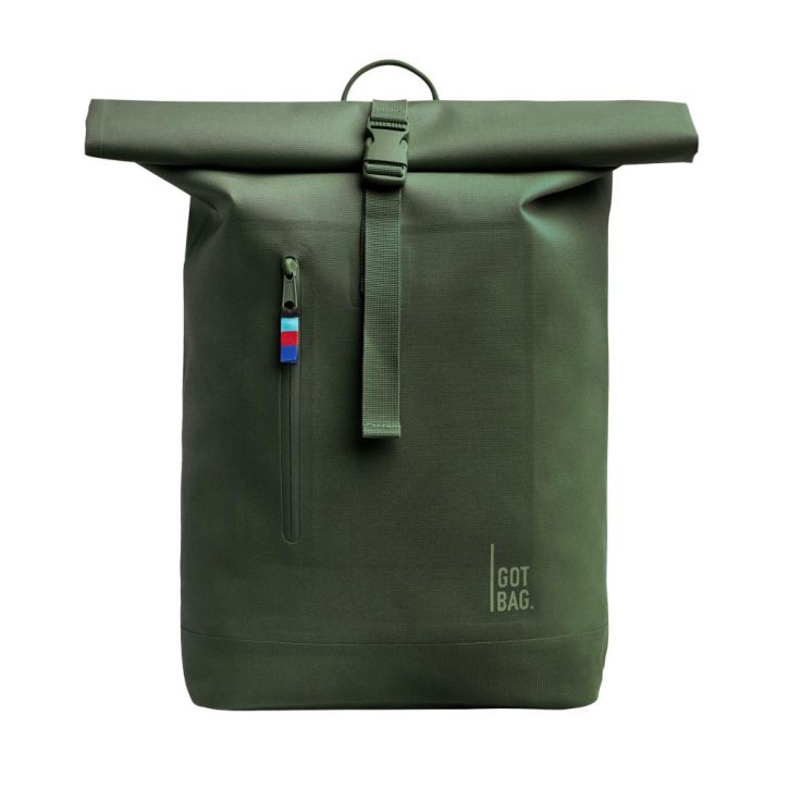 GOTBAG. RollTop lite Laptoprucksack algea