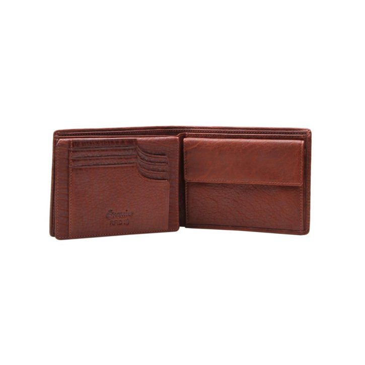ESQUIRE BISON Scheintasche cognac