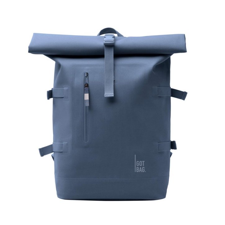 GOTBAG. RollTop Laptoprucksack monochrome bay blue