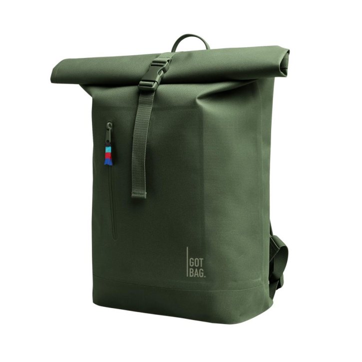 GOTBAG. RollTop lite Laptoprucksack algea