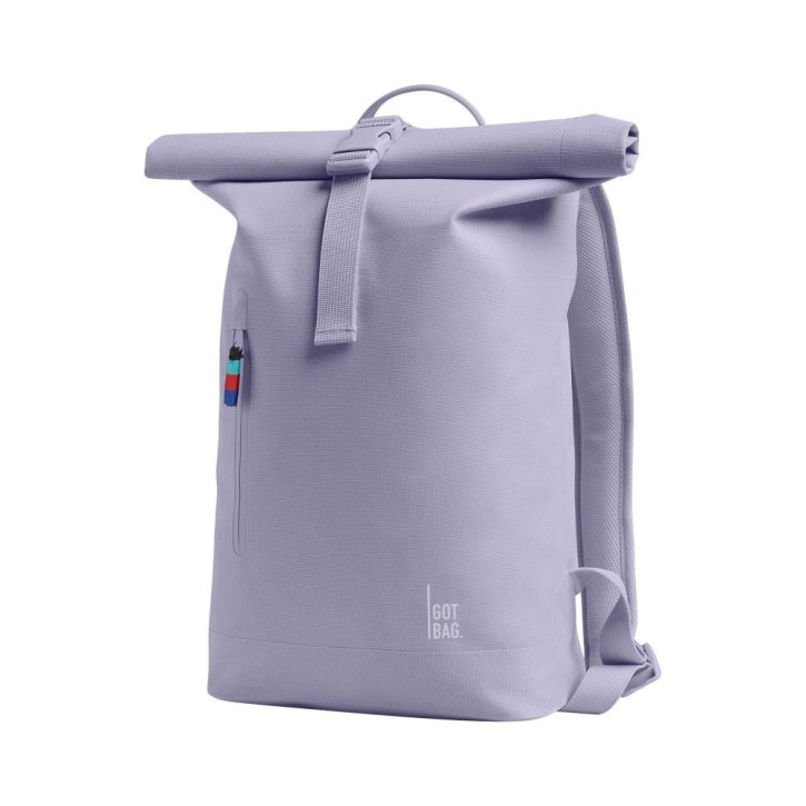 GOTBAG. RollTop small purple pearl