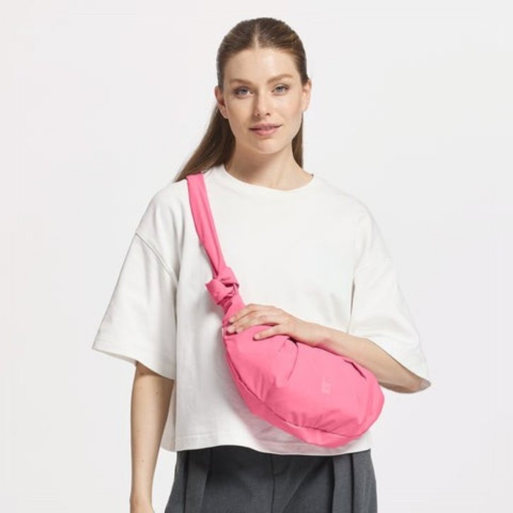 GOTBAG. PLEAT Moon bag small salina pink