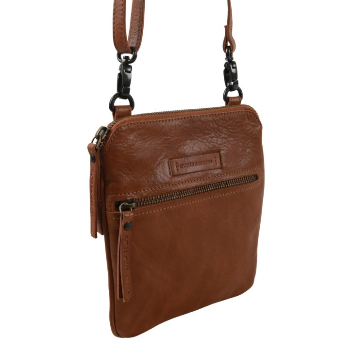  DATE Umhängetasche cognac