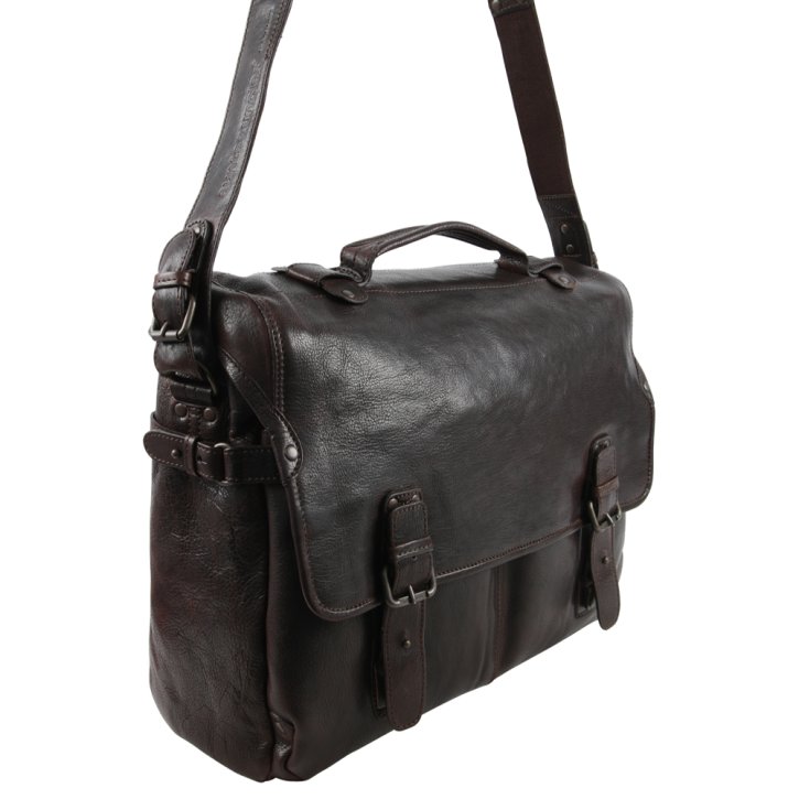  DELMORE Aktentasche dark cigar