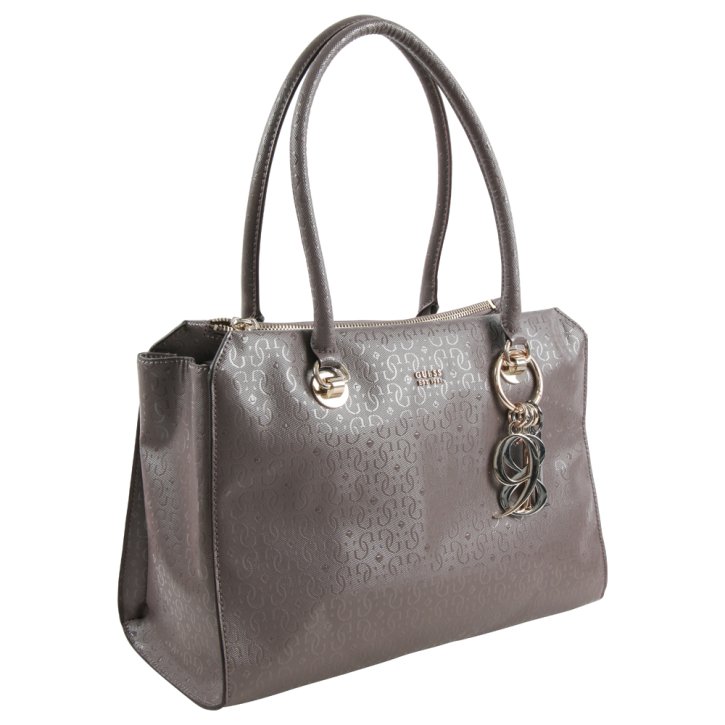 Guess TAMRA SOCIETY CARRY Handtasche taupe