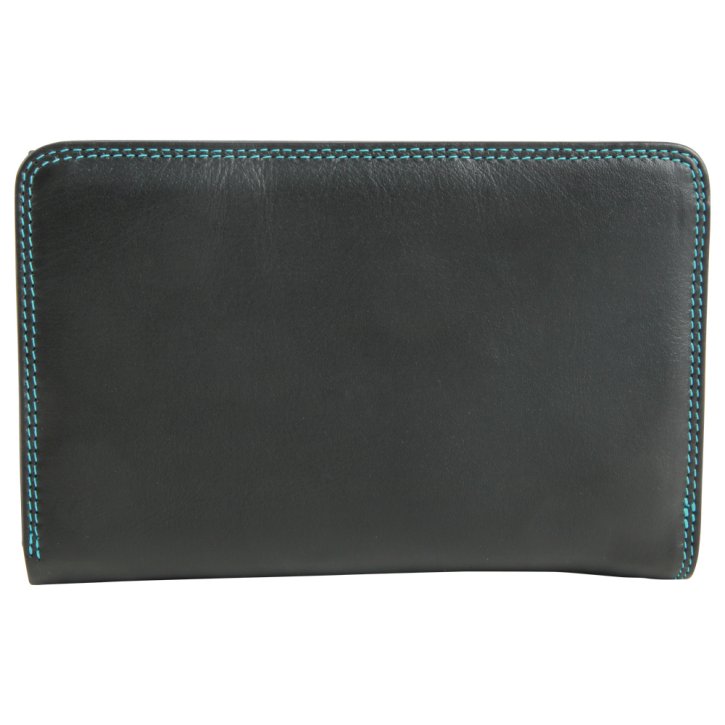 mywalit Medium Tri-fold Damenbörse black/pace