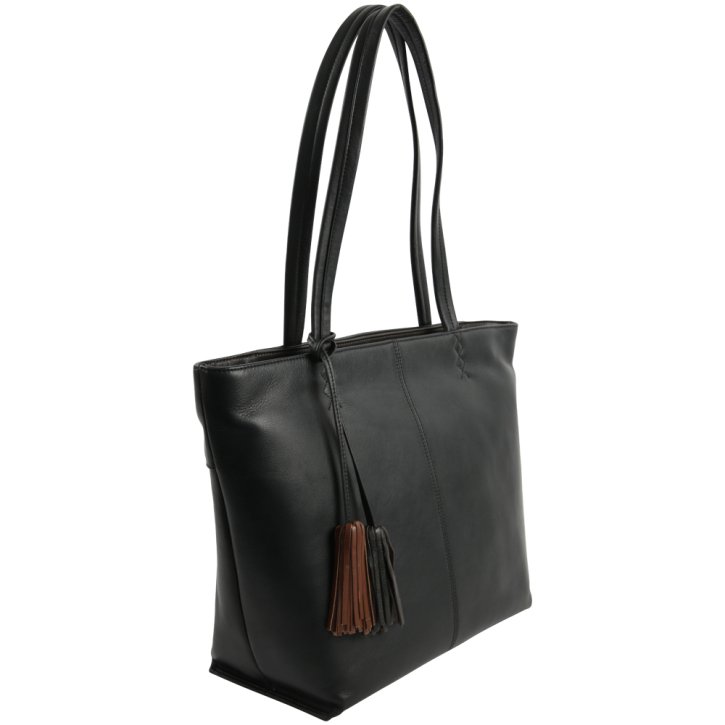 Picard  POMPOM Shopper schwarz