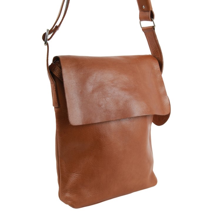Saccoo Santos M Schultertasche cognac