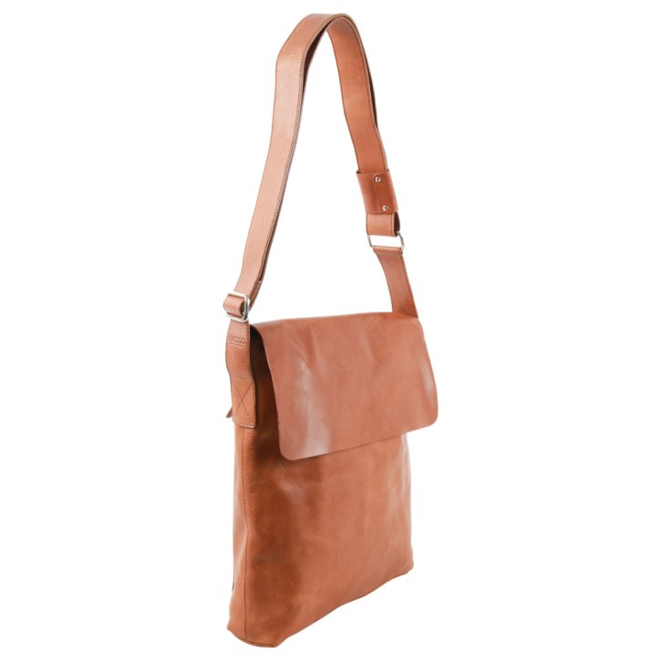 Saccoo SANTOS L Schultertasche cognac