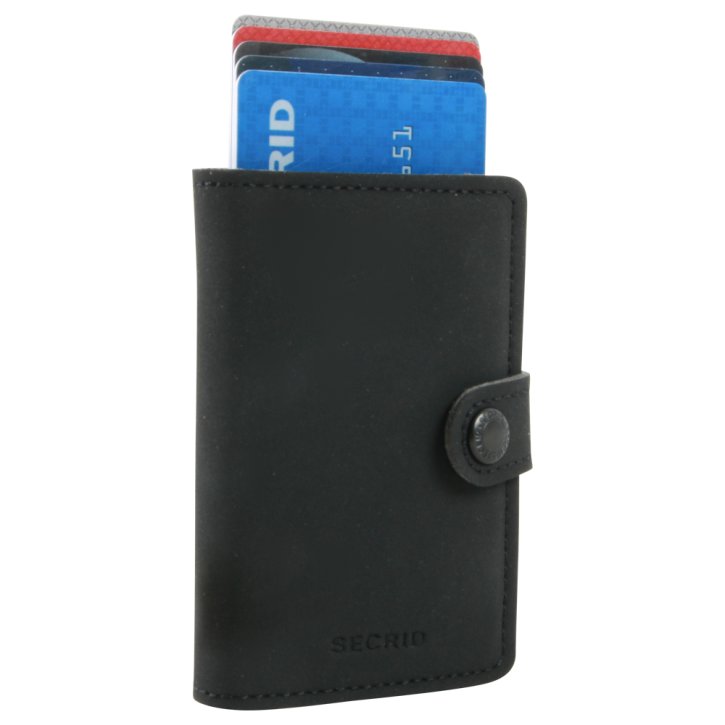 Secrid Miniwallet soft touch black