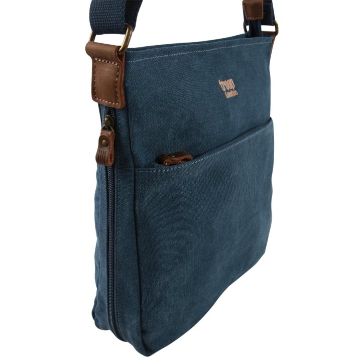 Troop London Across body bag Canvas blue